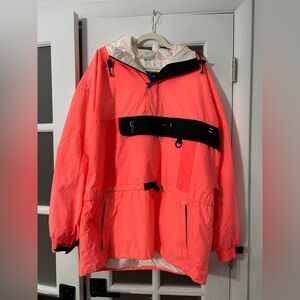 Men's Vintage Mountain Goat Neon Mango Ski Jacket 80’s coat